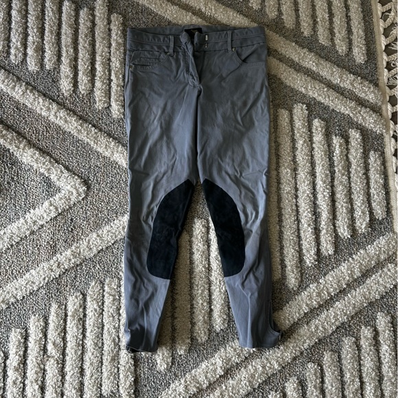 Le Fash Pants - Le Fash Breeches - Size 24 - Grey/Light Blue